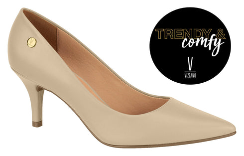 ⚜️Scarpin Beige Vizzano.✅